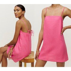 Reformation Aubree Linen Dress